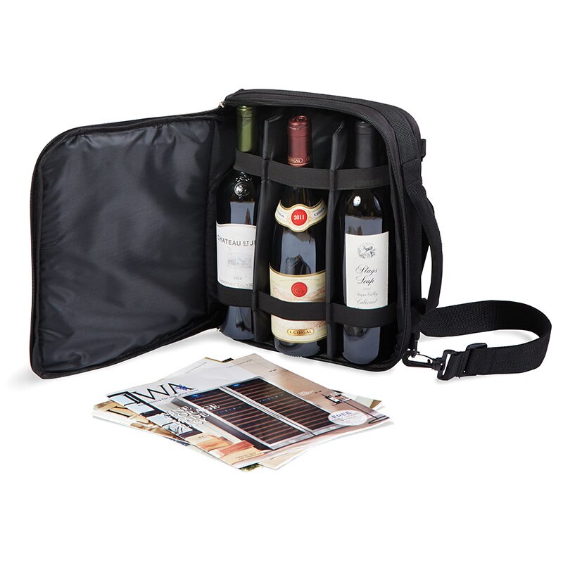 monogram insulated wine bag