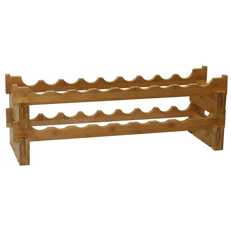 Scalloped best sale wine rack