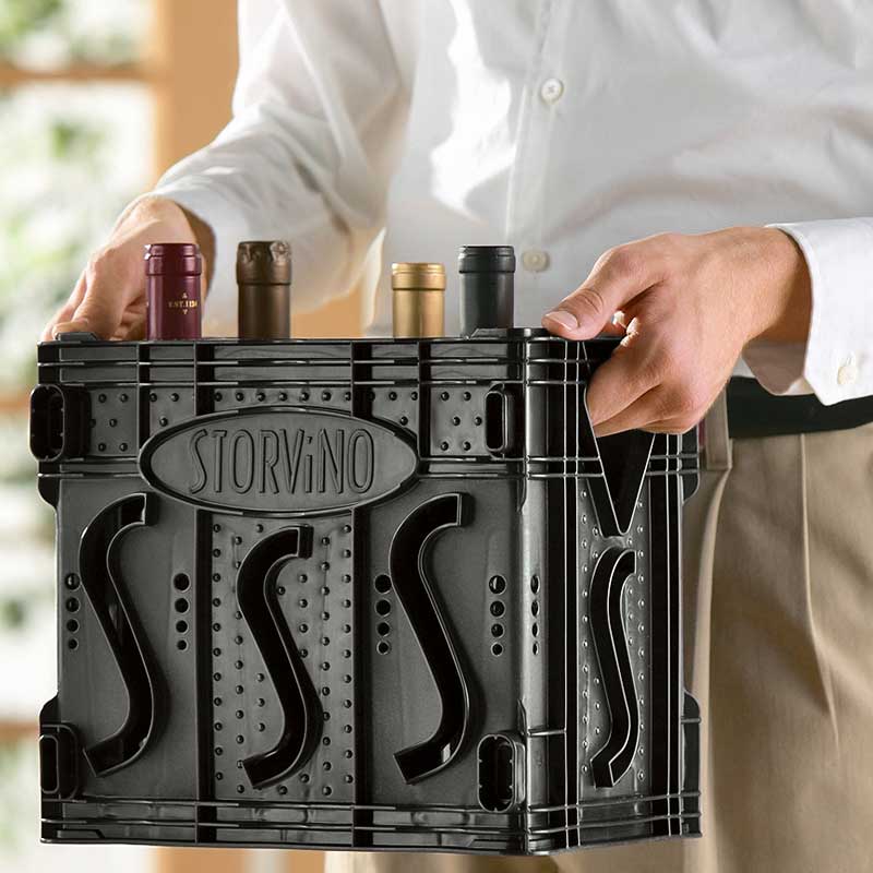 Wine storage boxes discount plastic