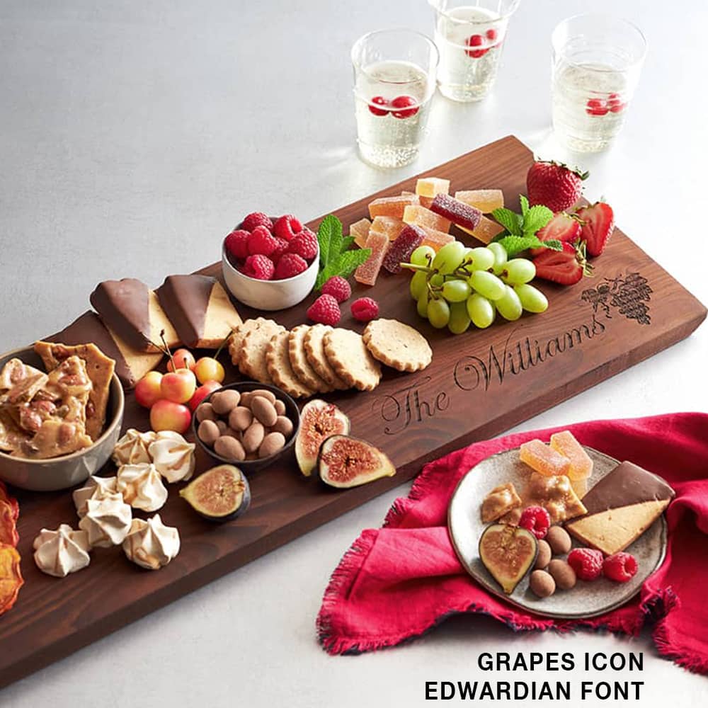 Live Edge Spalted Ash Serving Tray / Charcuterie Board with Customizable Engraving buy