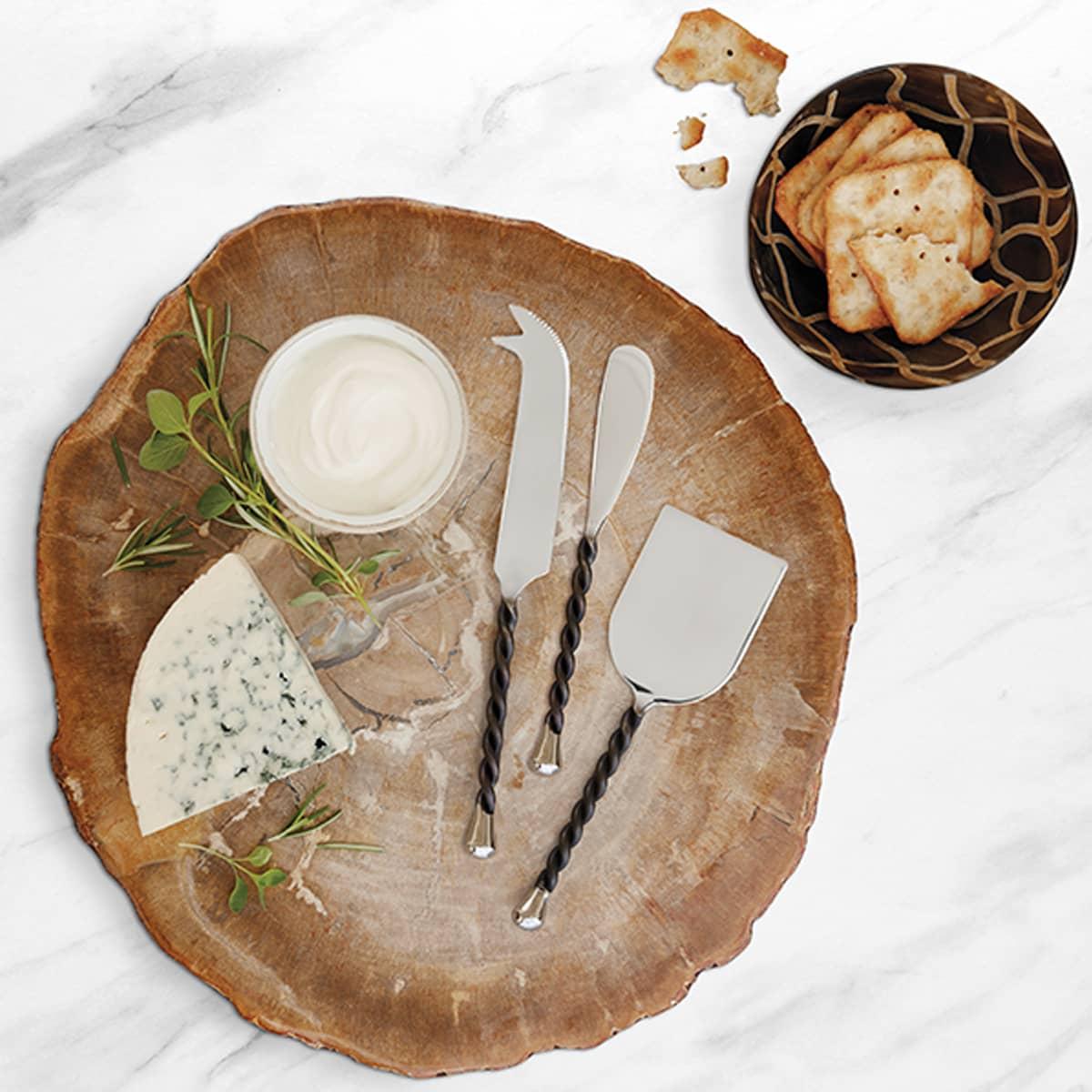 Petrified Wood Extra Large Serving Platter - Cheese Board, Indonesian outlet Petrified Wood (PW48)