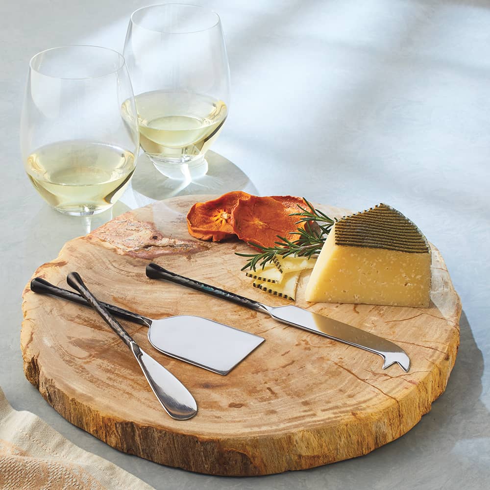 Petrified Wood Extra Large Serving buy Platter - Cheese Board, Indonesian Petrified Wood (PW46)