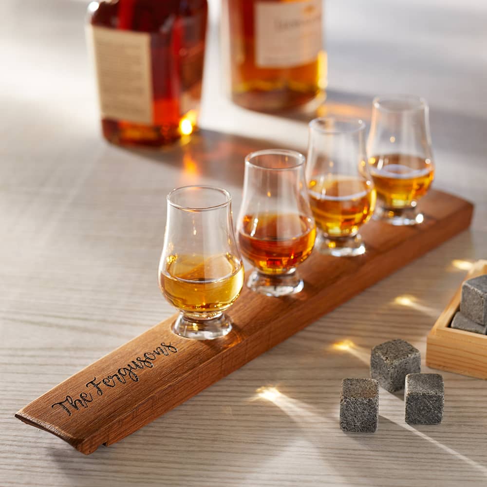 Laser Etched Glencairn Whisky Flight #35704 | IWA Wine Accessories